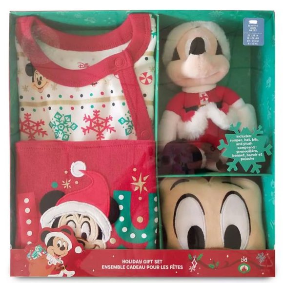 Mickey Mouse Holiday Gift Set for Baby 0-3M - Picture 2 of 8